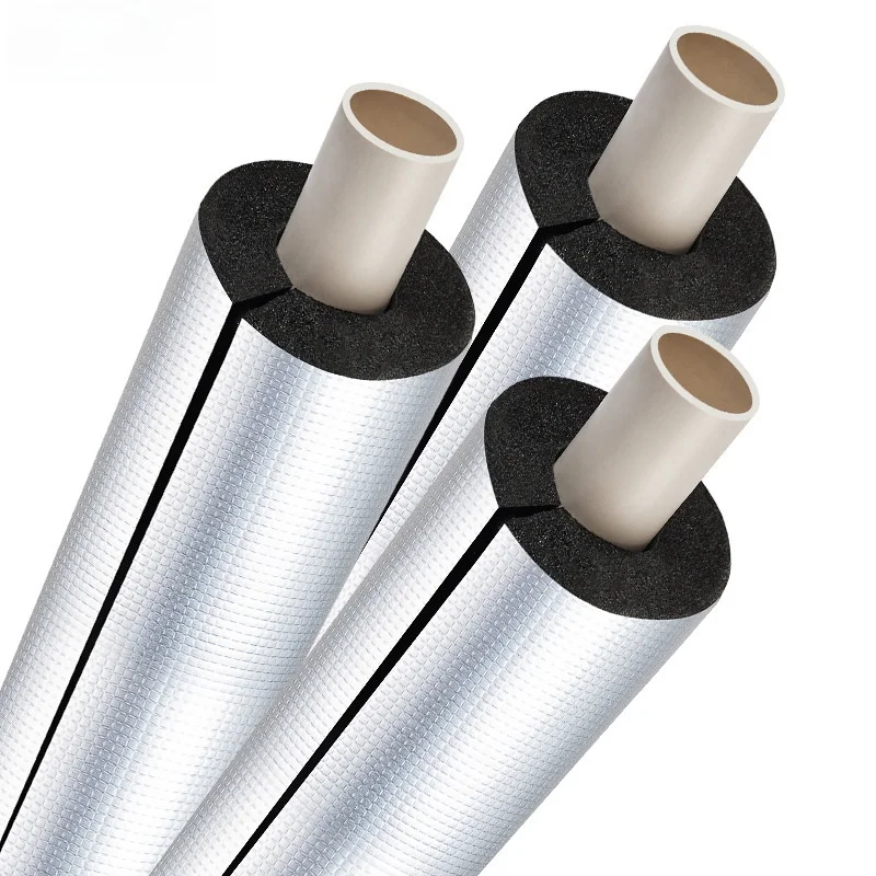 Pipe Insulation Foam - Open-style Self-adhesive Foam Pipe Insulation For