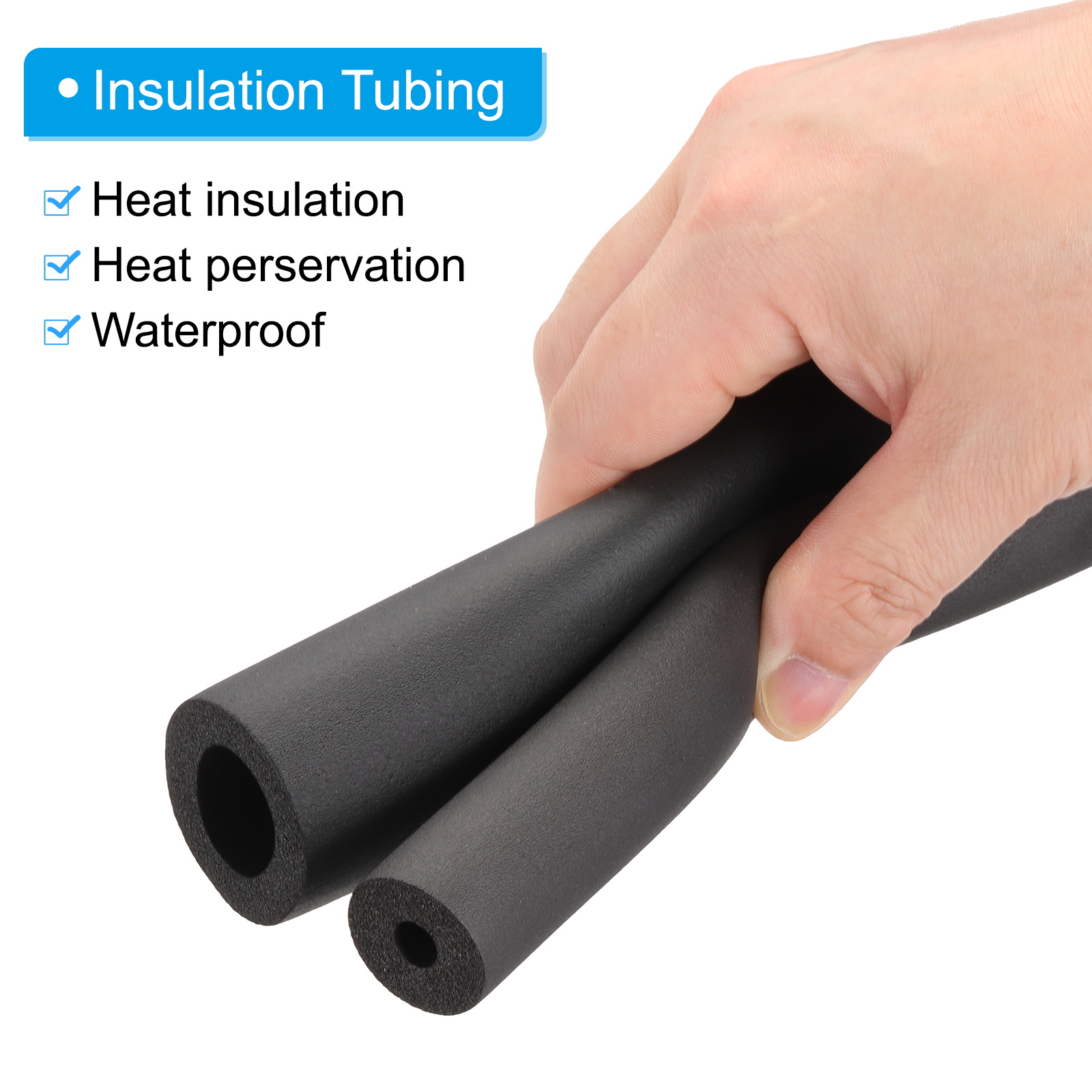 Uxcell 4Pcs 1.8Meters Pipe Ins - Pipe Insulation Foam ulasan dan harga