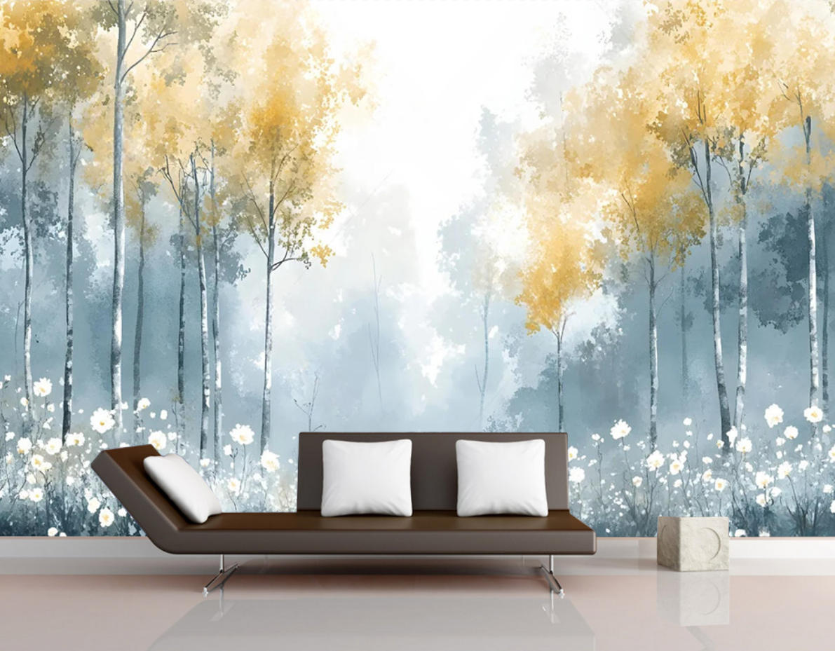 custom Green Forest wallpapers - Home Improvement Background ulasan dan harga