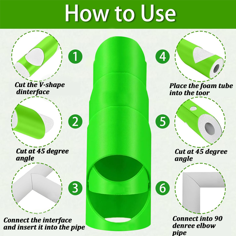 3Pcs Foam Pipe Cutter Tool Ins - Pipe Insulation Foam ulasan dan harga