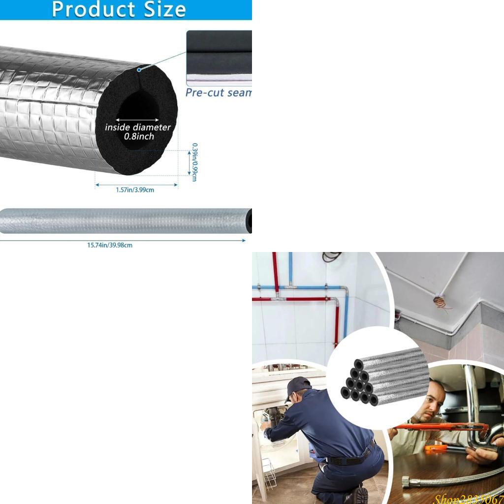 10Pcs Freeze Cover Pipe Wrap I - Pipe Insulation Foam ulasan dan harga