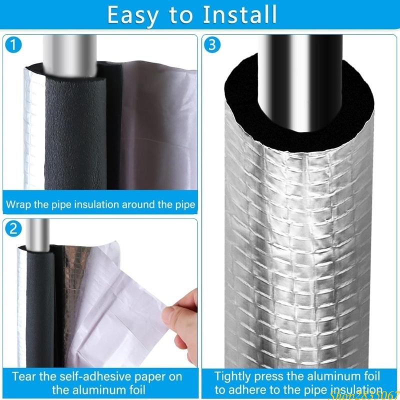 10Pcs Freeze Cover Pipe Wrap I - Pipe Insulation Foam ulasan dan harga