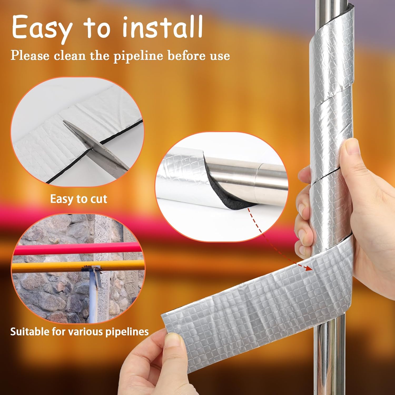 Pipe Insulation Wrap Self Adhe - Pipe Insulation Foam ulasan dan harga