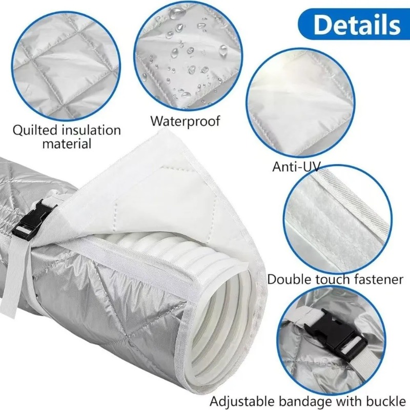 1PC Universal AC Hose Insulati - Pipe Insulation Foam ulasan dan harga