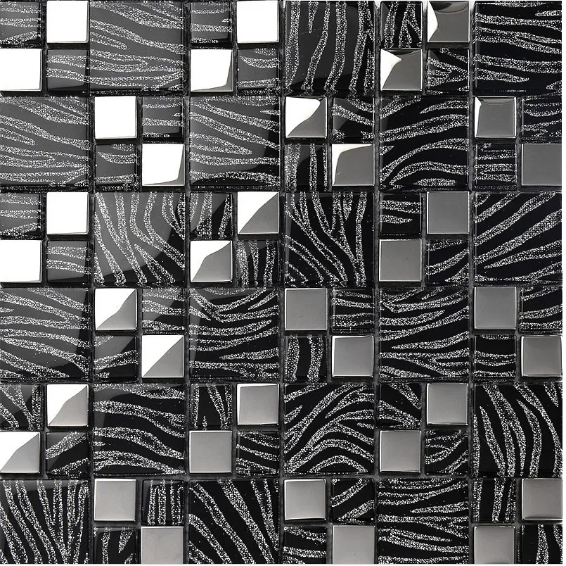 Luxury Black Silver Glass  Mos - Home Improvement Background ulasan dan harga