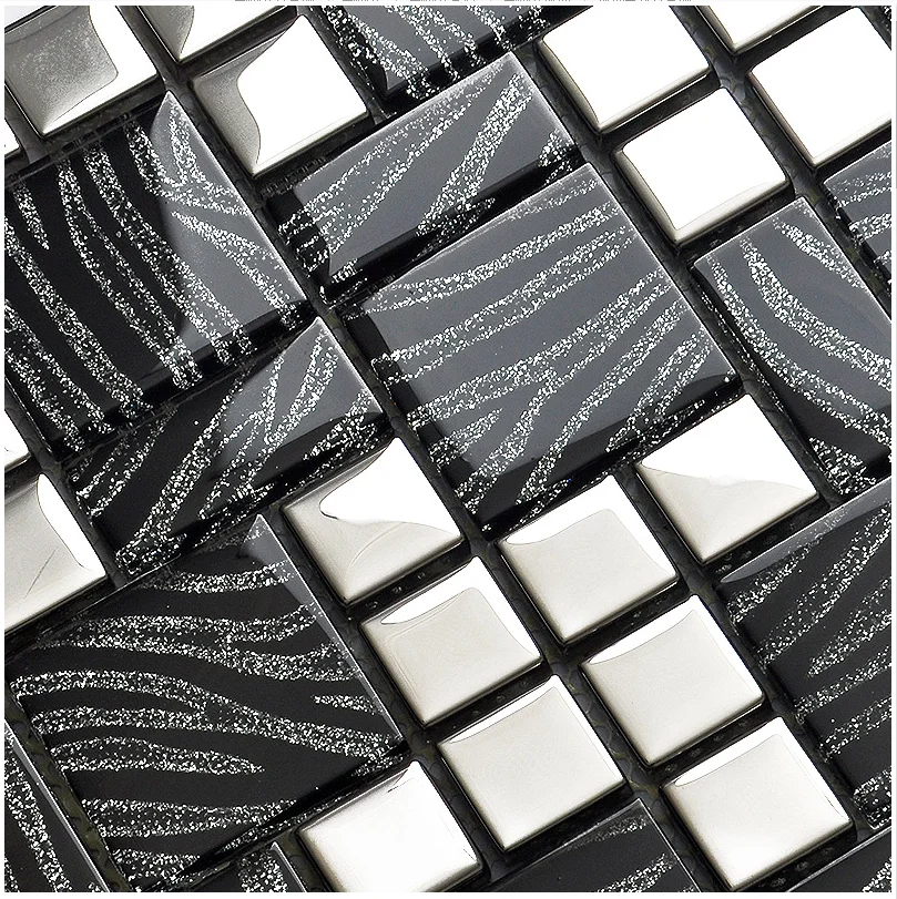 Luxury Black Silver Glass  Mos - Home Improvement Background ulasan dan harga